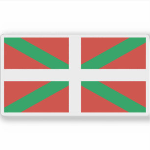 Flagge des Baskenlandes Aufkleber