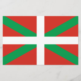 Flagge des Baskenlandes Briefpapier