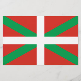 Flagge des Baskenlandes Briefpapier