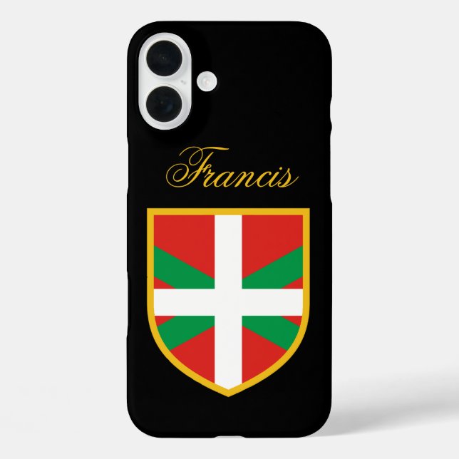 Flagge des Baskenlandes Case-Mate iPhone Hülle (Rückseite)