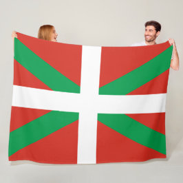 Flagge des Baskenlandes Fleecedecke