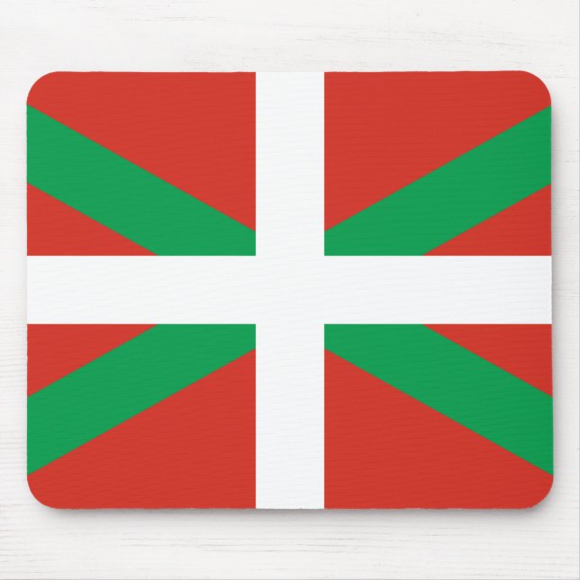 Flagge des Baskenlandes Mousepad (Vorne)