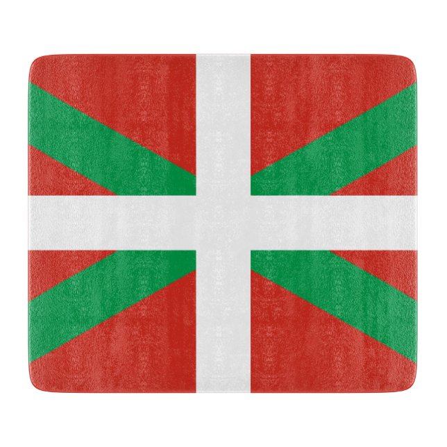 Flagge des Baskenlandes Schneidebrett (Vorderseite)