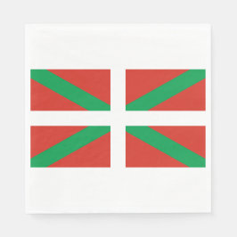 Flagge des Baskenlandes Serviette