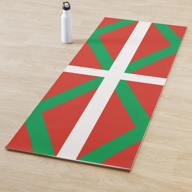 Flagge des Baskenlandes Yogamatte (Beispiel)