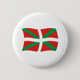 Flagge des Baskischen Volkes Button