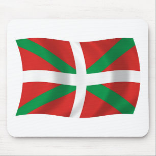 Flagge des Baskischen Volkes Mauspad