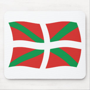 Flagge des Baskischen Volkes Mauspad