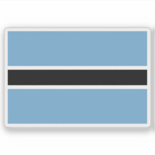 Flagge des Batswana-Volkes, Republik Südafrika Aufkleber