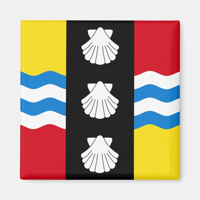Flagge des Bedfordshire Magnet (Vorne)