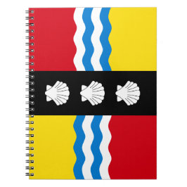 Flagge des Bedfordshire-Notebooks Notizblock