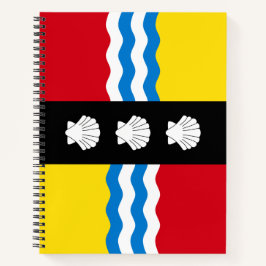 Flagge des Bedfordshire-Notebooks Notizbuch