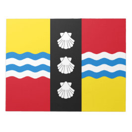 Flagge des Bedfordshire Notepad Notizblock
