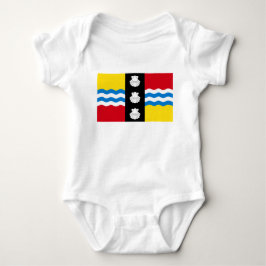 Flagge des Bedudshire Baby Bodysuit Strampler