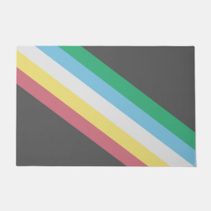 Flagge des Behindertenstolzes Fußmatte