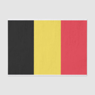 Flagge des belgischen Gewebspapiers Seidenpapier