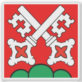 Flagge des Bezirks La Neuveville, Schweiz Aufkleber