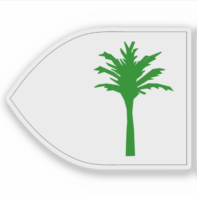 Flagge des Bornu-Reiches (700-1380) Aufkleber (Vorderseite)
