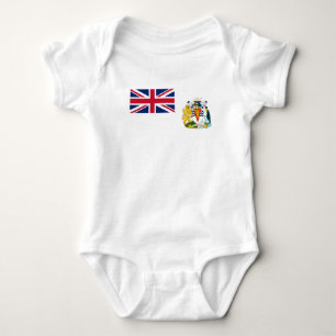 Flagge des Britischen Antarktis-Territoriums Baby Strampler