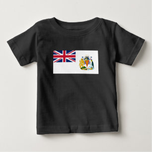 Flagge des Britischen Antarktis-Territoriums Baby T-shirt