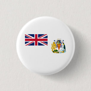 Flagge des Britischen Antarktis-Territoriums Button