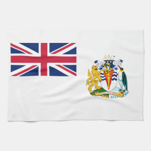 Flagge des Britischen Antarktis-Territoriums Geschirrtuch