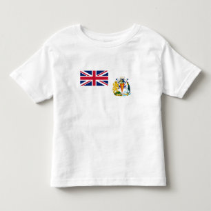 Flagge des Britischen Antarktis-Territoriums Kleinkind T-shirt