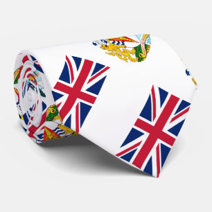 Flagge des Britischen Antarktis-Territoriums Krawatte