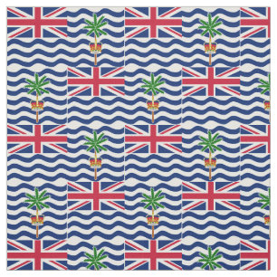 Flagge des Britischen Territoriums im Indischen Oz Stoff