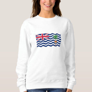 Flagge des Britischen Territoriums im Indischen Oz Sweatshirt