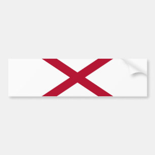 Flagge des Bundesstaates Alabama Autoaufkleber