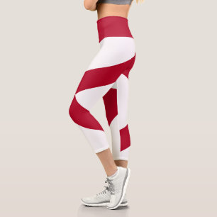 Flagge des Bundesstaates Alabama Capri Leggings