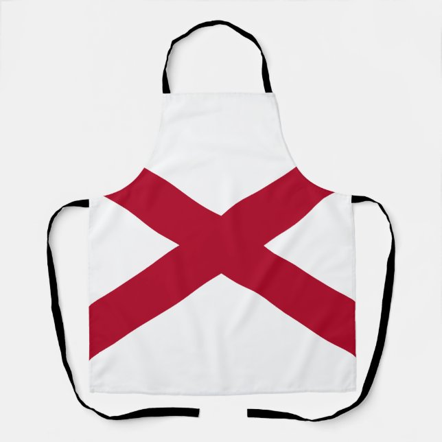 Flagge des Bundesstaates Alabama Schürze (Vorderseite)