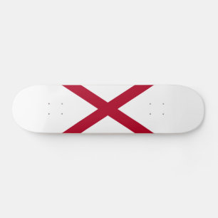 Flagge des Bundesstaates Alabama Skateboard