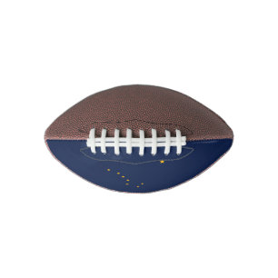 Flagge des Bundesstaates Alaska Football
