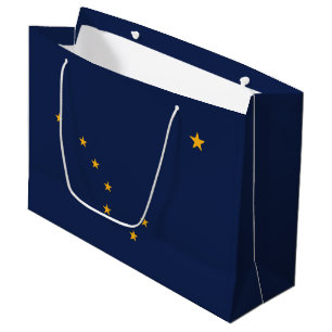 Flagge des Bundesstaates Alaska Große Geschenktüte