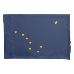 Flagge des Bundesstaates Alaska Kissenbezug