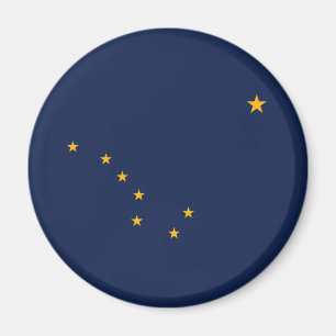 Flagge des Bundesstaates Alaska Magnet