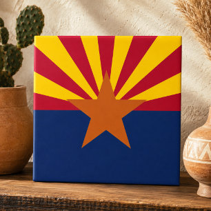 Flagge des Bundesstaates Arizona Fliese