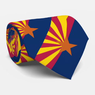 Flagge des Bundesstaates Arizona Krawatte
