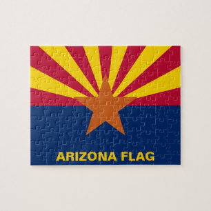 Flagge des Bundesstaates Arizona Puzzle