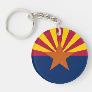 Flagge des Bundesstaates Arizona Schlüsselanhänger