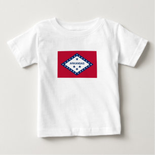 Flagge des Bundesstaates Arkansas Baby T-shirt
