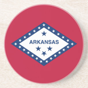 Flagge des Bundesstaates Arkansas Getränkeuntersetzer