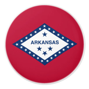 Flagge des Bundesstaates Arkansas Keramikknauf
