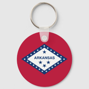 Flagge des Bundesstaates Arkansas Schlüsselanhänger