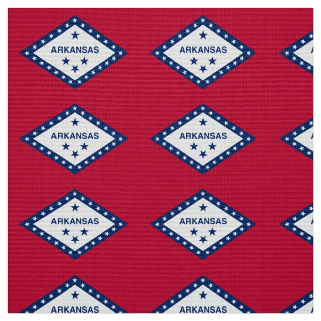 Flagge des Bundesstaates Arkansas Stoff (Muster)