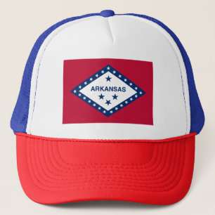 Flagge des Bundesstaates Arkansas Truckerkappe