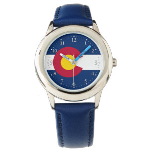 Flagge des Bundesstaates Colorado Armbanduhr