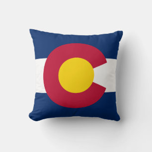 Flagge des Bundesstaates Colorado Kissen